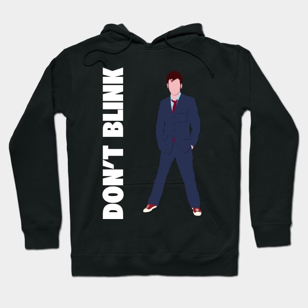 10th Doctor Don't Blink Hoodie by OutlineArt